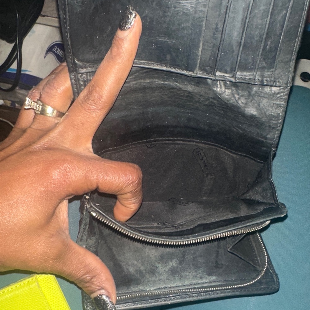 Coach Midnight Leather Clutch - Picture 4 of 11